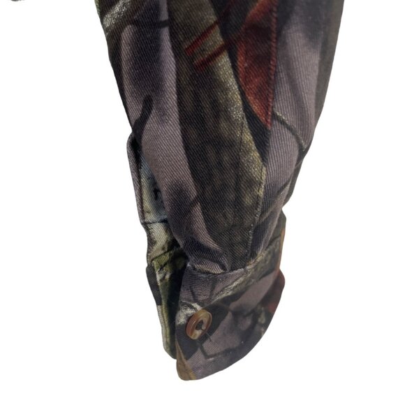 Master Sportsman Button Front Camo Hunting Shirt Boys Small My First Rifle - Picture 7 of 9